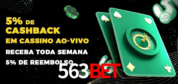 Promoções do cassino ao Vivo 563bet